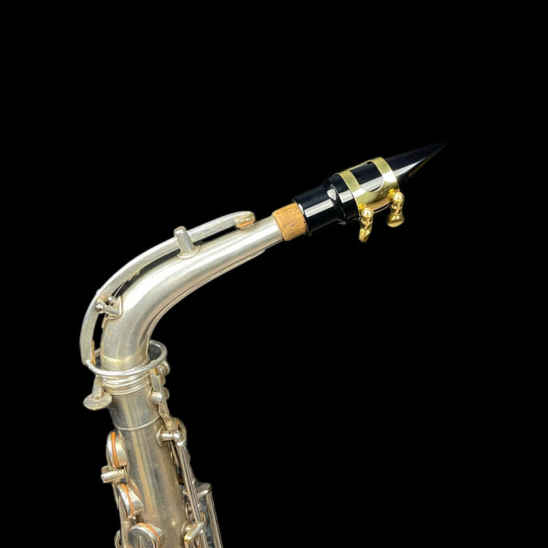 ELKHART 1920's Alto Saxophone ,  Frank Holton ,Vintage Made in U.S.A. w/ Case