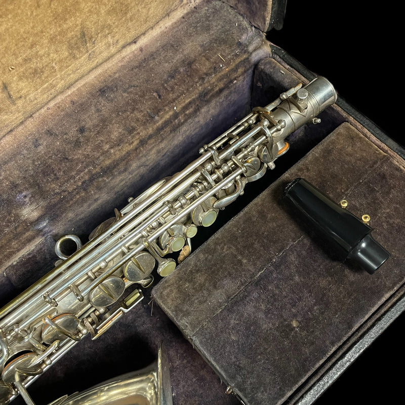 ELKHART 1920's Alto Saxophone ,  Frank Holton ,Vintage Made in U.S.A. w/ Case