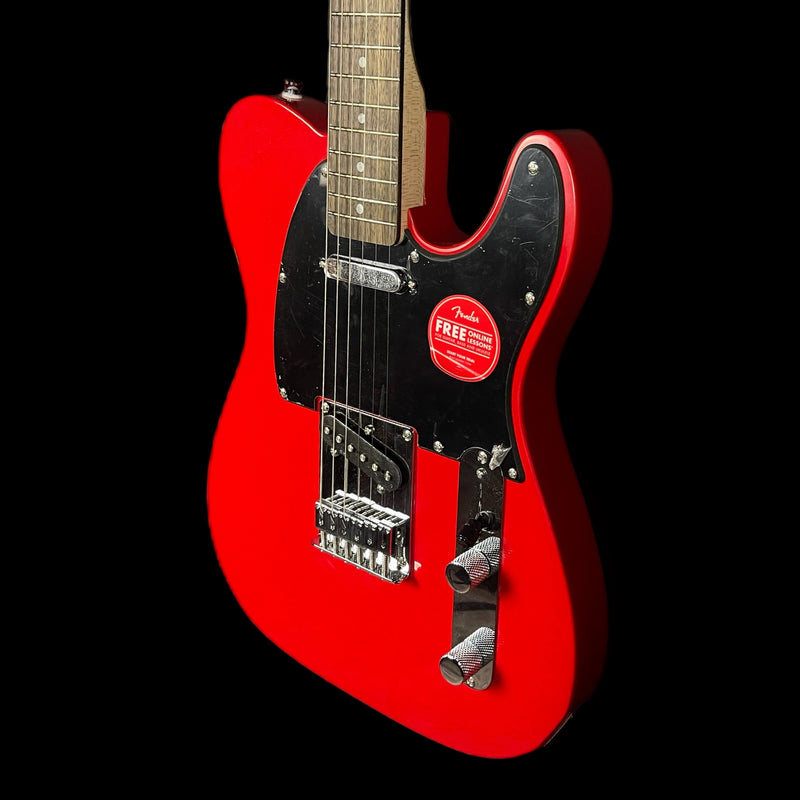 Squier by Fender Sonic Telecaster Electric Guitar, Laurel Fingerboard In Torino Red