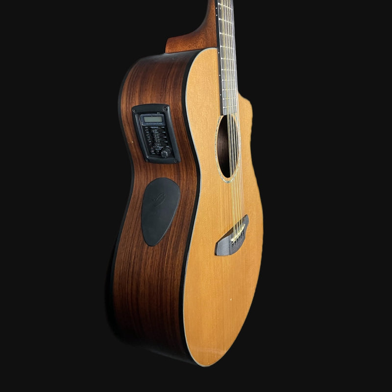 Breedlove Solo Concert CE 12-String Cedar Top Electro-Acoustic Guitar In Natural W/ Gig Bag