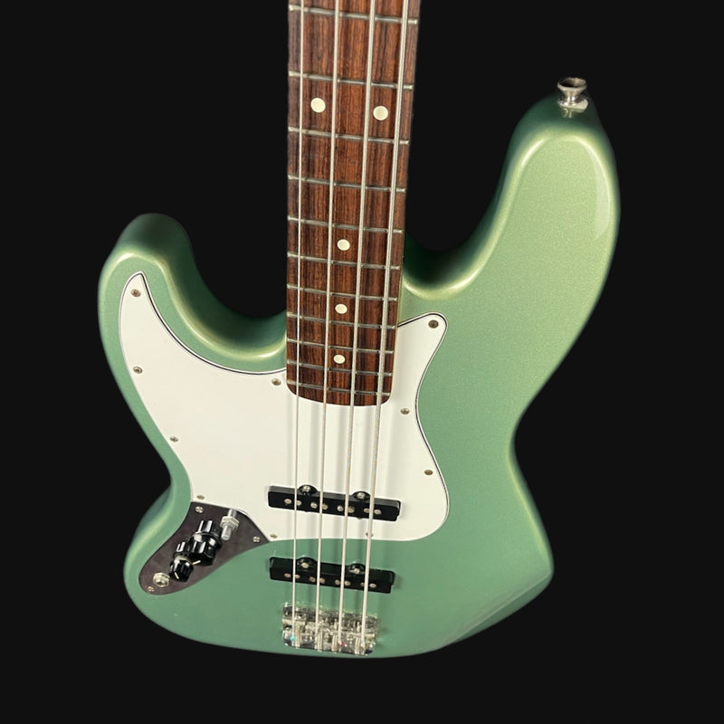 Fender 2001 MIM Standard Jazz Bass  - Sage Green Metallic, Rosewood Left Hand
