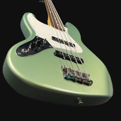 Fender 2001 MIM Standard Jazz Bass  - Sage Green Metallic, Rosewood Left Hand