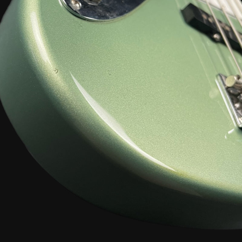 Fender 2001 MIM Standard Jazz Bass  - Sage Green Metallic, Rosewood Left Hand