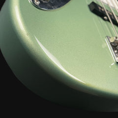 Fender 2001 MIM Standard Jazz Bass  - Sage Green Metallic, Rosewood Left Hand
