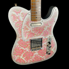 Kauffmann 56 T Silver Paisley Roasted Maple Electric Guitar