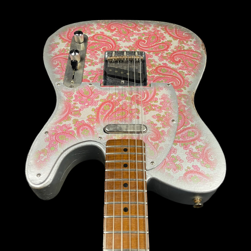 Kauffmann 56 T Silver Paisley Roasted Maple Electric Guitar