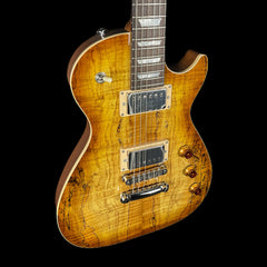 Cream T Aurora GX Pickup Swapping Electric Guitar Naked Whiskerburst, Spalted Maple w/Deluxe Gigbag