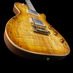 Cream T Aurora GX Pickup Swapping Electric Guitar Naked Whiskerburst, Spalted Maple w/Deluxe Gigbag