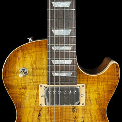 Cream T Aurora GX Pickup Swapping Electric Guitar Naked Whiskerburst, Spalted Maple w/Deluxe Gigbag