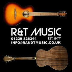 Fender FA-235E Acoustic Guitar, Walnut FB, Mocha Burst