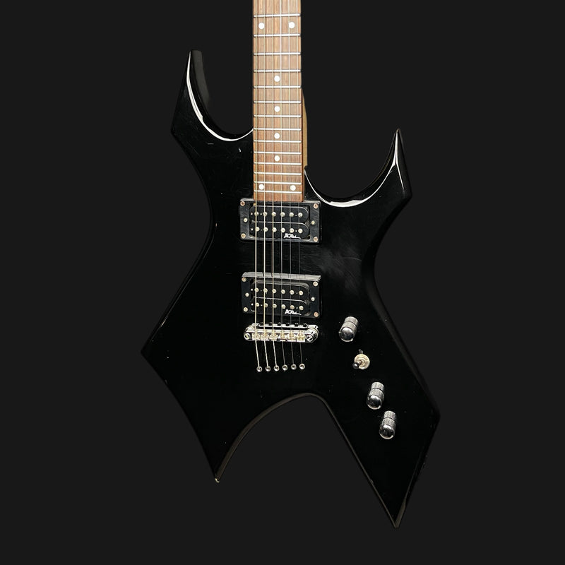 B.C. Rich Warlock Platinum Series Electric Guitar in Black Gloss