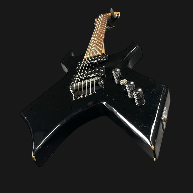 B.C. Rich Warlock Platinum Series Electric Guitar in Black Gloss