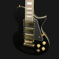 New Jersey Select Guitar by Gear4music In Black Gloss