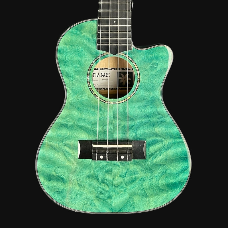 Tanglewood TWT23E Concert Ukulele in Tahitian Coral Gloss