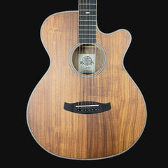 Tanglewood TRU4CEAK Reunion Super Folk Electro Acoustic Guitar, All Koa