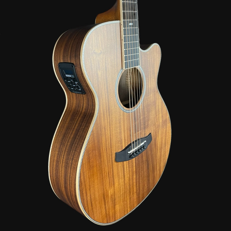 Tanglewood TRU4CEAK Reunion Super Folk Electro Acoustic Guitar, All Koa