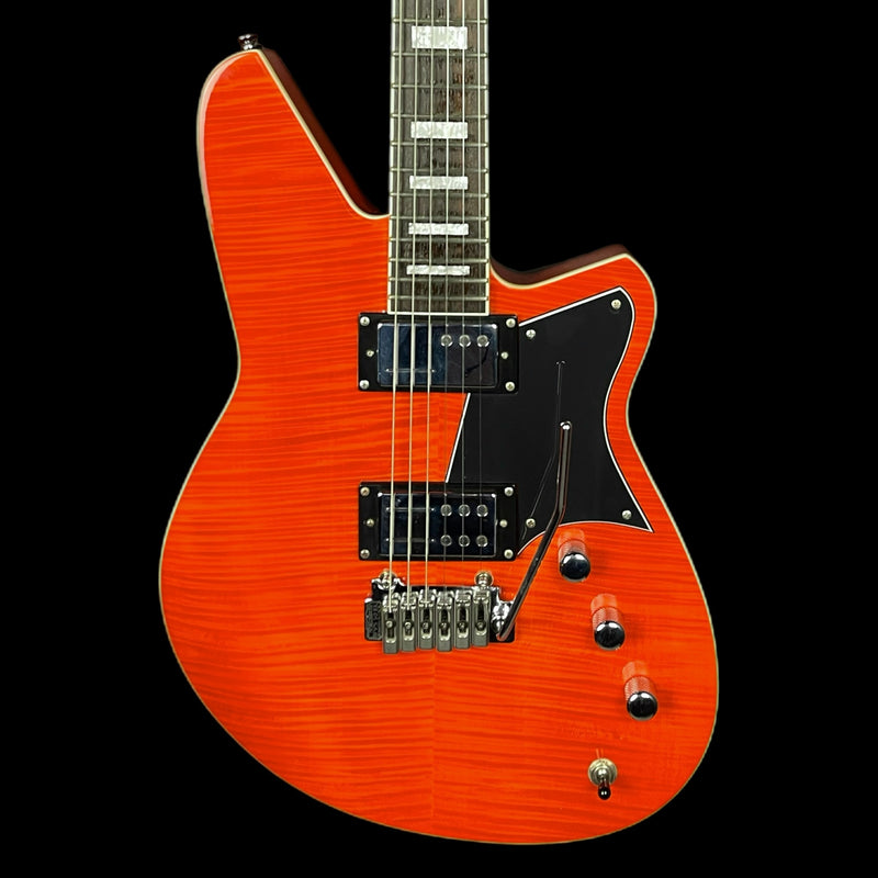 Reverend Bayonet RAHC Rock Orange Flame Maple w/Hardcase