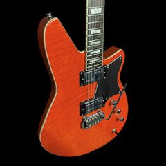 Reverend Bayonet RAHC Rock Orange Flame Maple w/Hardcase