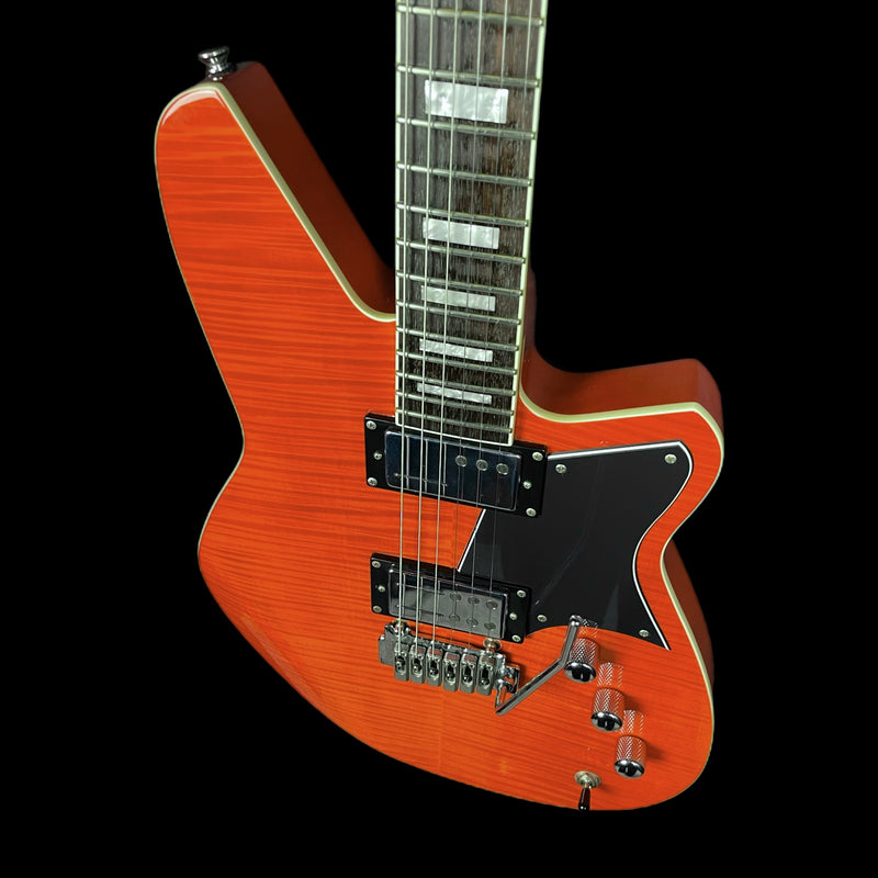 Reverend Bayonet RAHC Rock Orange Flame Maple w/Hardcase