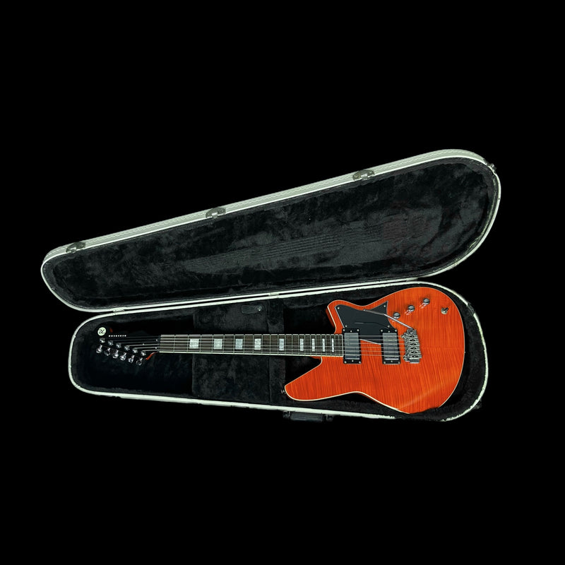 Reverend Bayonet RAHC Rock Orange Flame Maple w/Hardcase