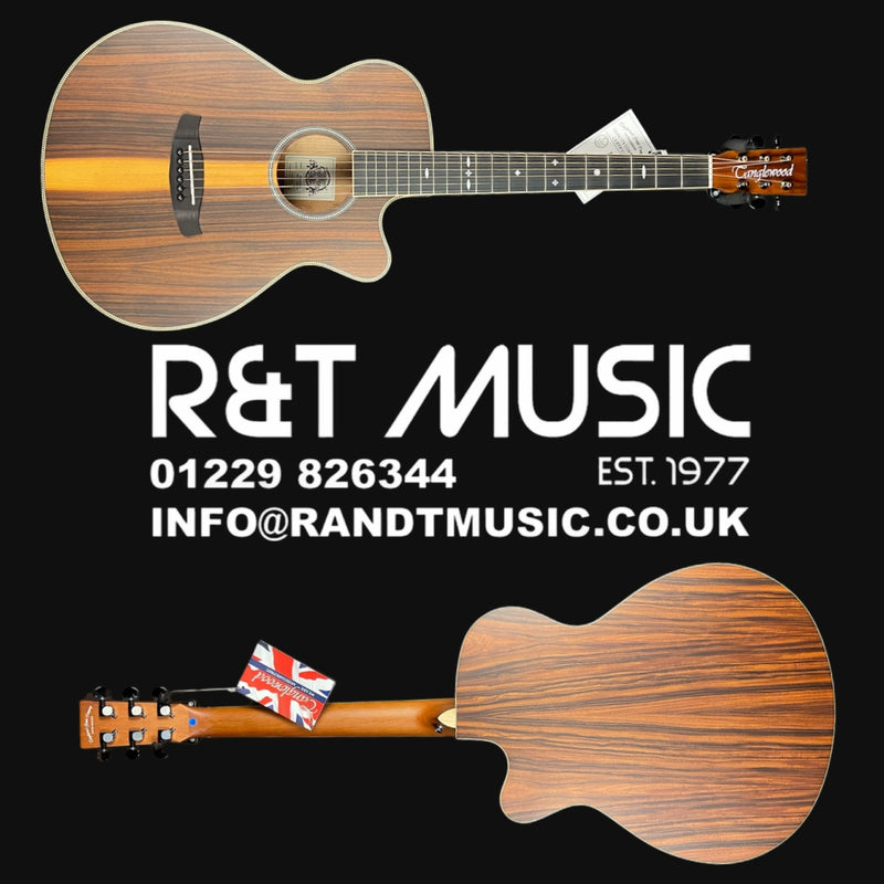 Tanglewood TRU4CEAS Reunion Pro Series Super Folk Electro Acoustic, Santos