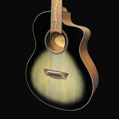 Washburn Bella Tono Vite S9V Acoustic-electric Guitar - Gloss Charcoal Burst