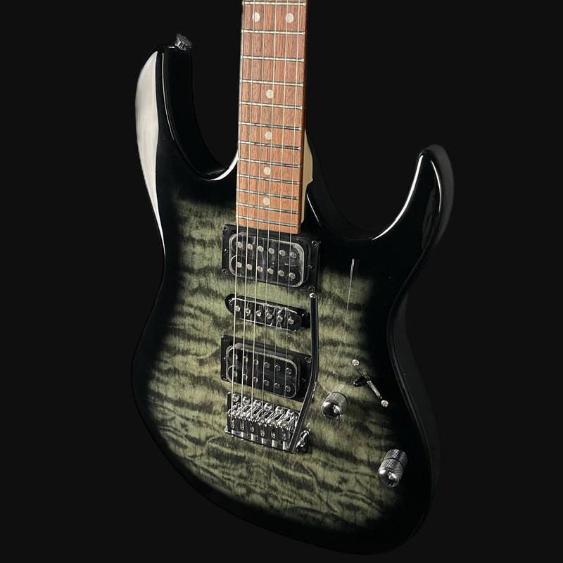 Ibanez GRX70QA GIO Electric Guitar, Transparent Black Sunburst