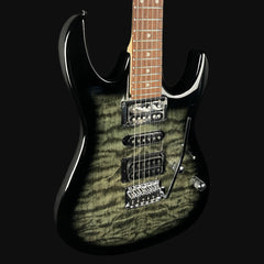Ibanez GRX70QA GIO Electric Guitar, Transparent Black Sunburst