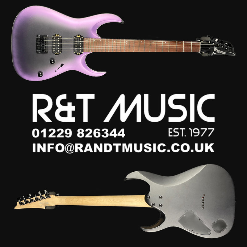 Ibanez RGA42EX Electric Guitar in Black Aurora Burst Matte