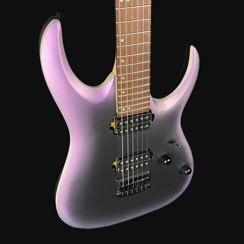 Ibanez RGA42EX Electric Guitar in Black Aurora Burst Matte