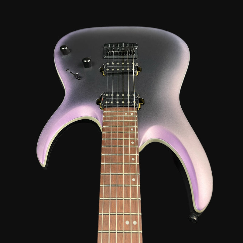 Ibanez RGA42EX Electric Guitar in Black Aurora Burst Matte