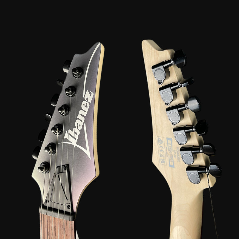 Ibanez RGA42EX Electric Guitar in Black Aurora Burst Matte