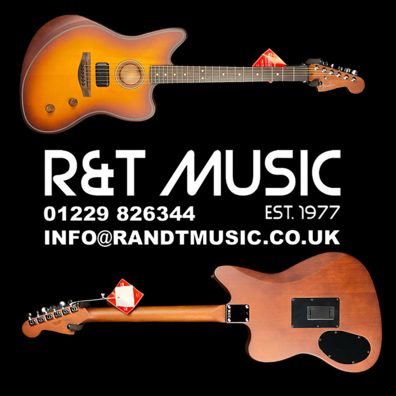 Fender Acoustasonic Standard Jazzmaster in Honey Burst