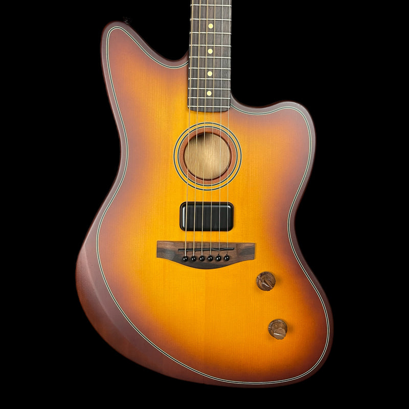 Fender Acoustasonic Standard Jazzmaster in Honey Burst