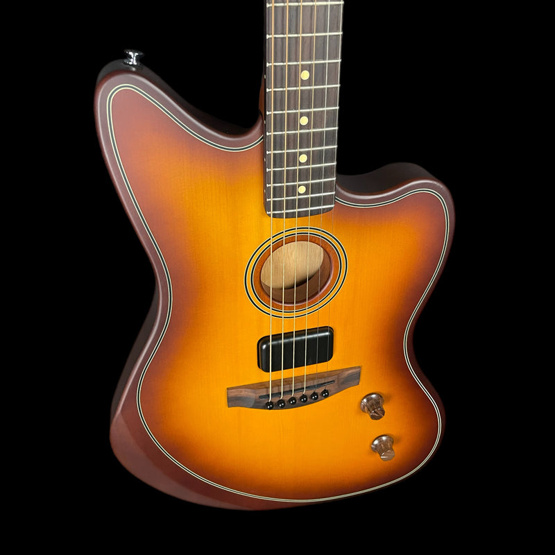 Fender Acoustasonic Standard Jazzmaster in Honey Burst