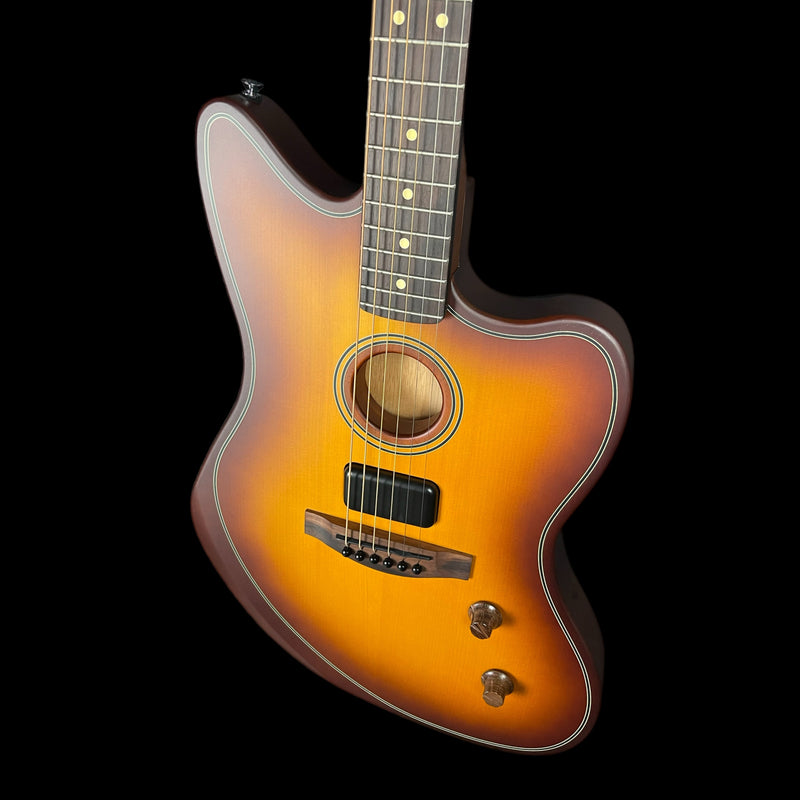 Fender Acoustasonic Standard Jazzmaster in Honey Burst