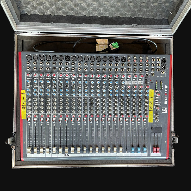 Allen and Heath ZED-24 Stereo Mixer W/ Flightcase