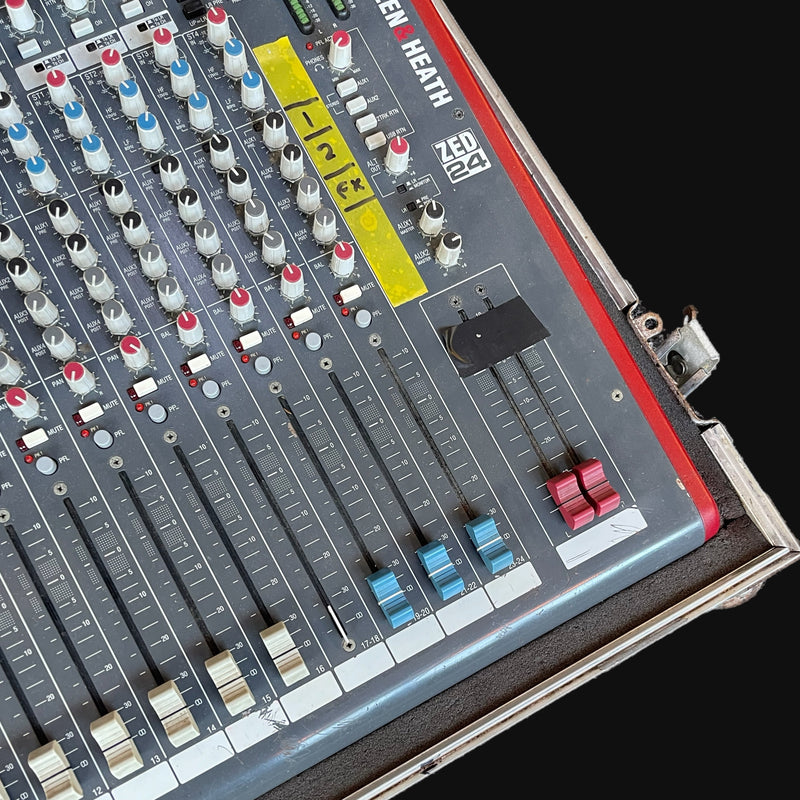 Allen and Heath ZED-24 Stereo Mixer W/ Flightcase