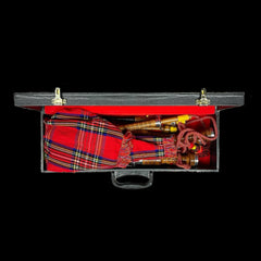 Heritage Of Scotland Imported Engraved Bagpipes Stewart Black