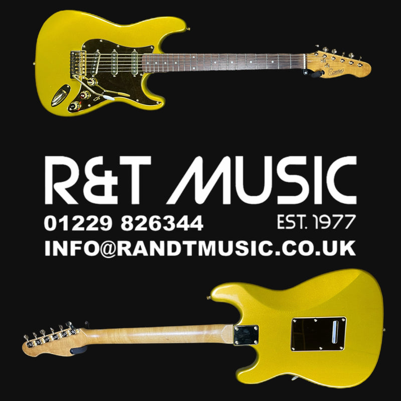 Encore Custom Build Electric Guitar in Gold