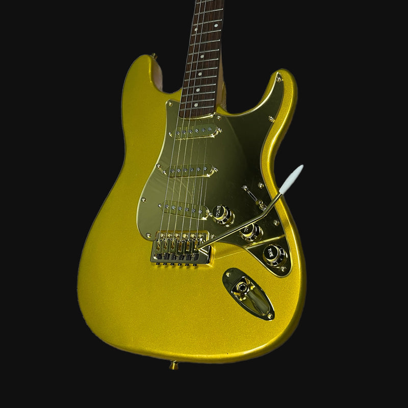 Encore Custom Build Electric Guitar in Gold