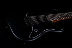 JET JS-407 7 String Electric Guitar in Matte Black