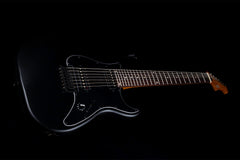 JET JS-407 7 String Electric Guitar in Matte Black