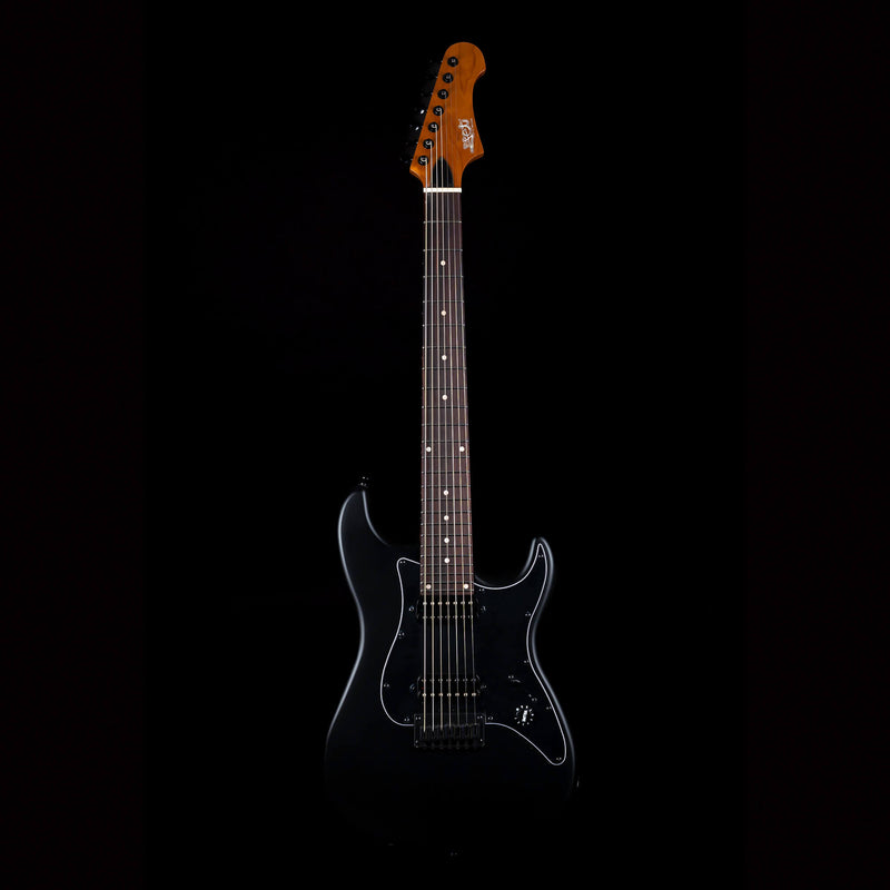 JET JS-407 7 String Electric Guitar in Matte Black