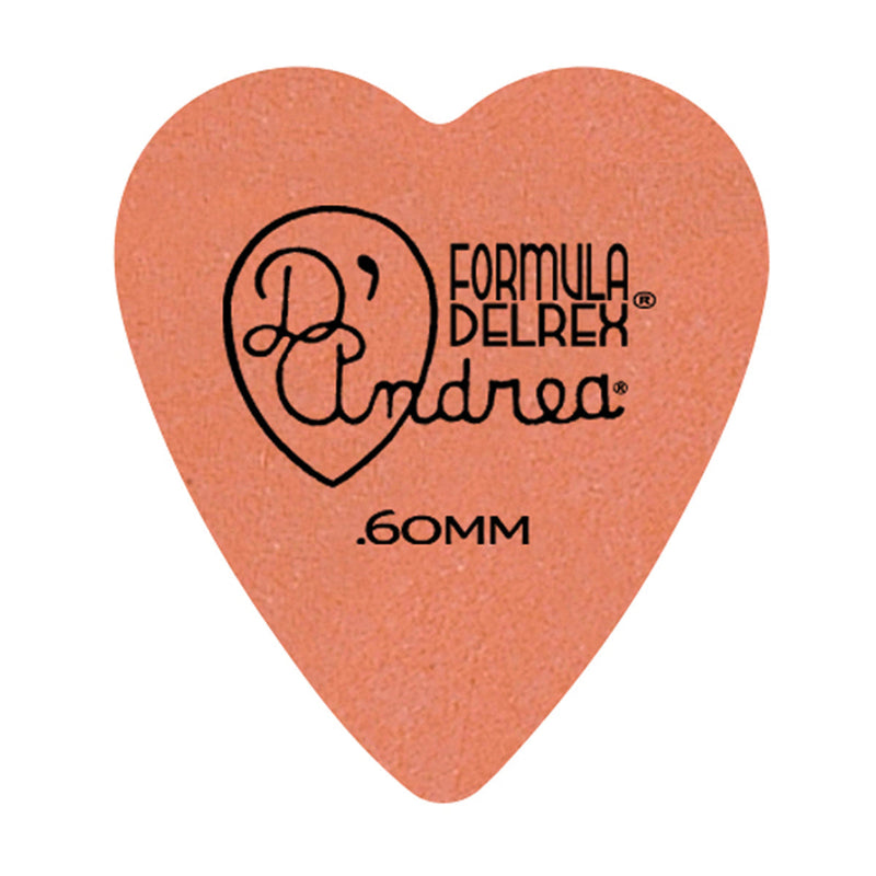 D'Andrea 323 Delrex Orange Pick Refill Bag ~ Thin Medium ~ 72 Picks