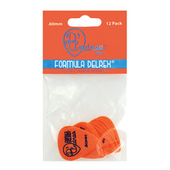 D'Andrea 351 Orange Delrex Pick Pack ~ Thin Medium ~ 12 Picks