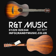 Tanglewood Crossroads TC8 Acoustic Parlour Guitar, Whiskey Barrel Burst