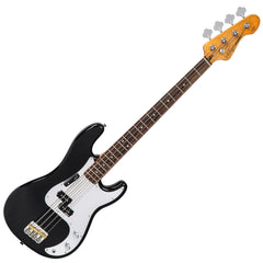 Rocker Black / Mirror Scratchplate Vintage V4 ReIssued Bass Guitar