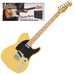 Butterscotch Vintage V20 Maple Coaster Series Electric Guitar Pack