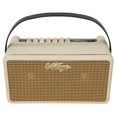 Vintage White Vintage Retro 25W Guitar Amplifier with DSP